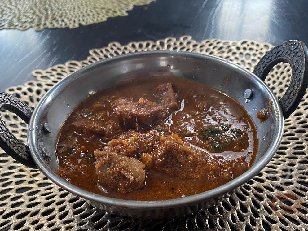 Mutton Curry With Thick Gravy