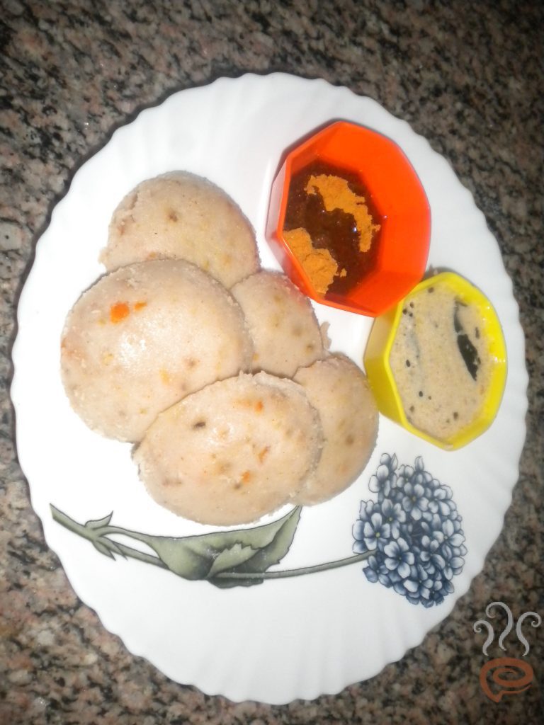 Avil Vegetables Idli | Poha Vegetables Idli