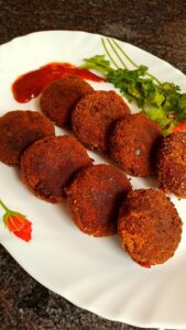 Indian Coffee House Style Vegetable Cutlet
