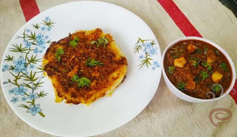 Madurai Kari Dosa With Kheema Curry | Kari Dosa