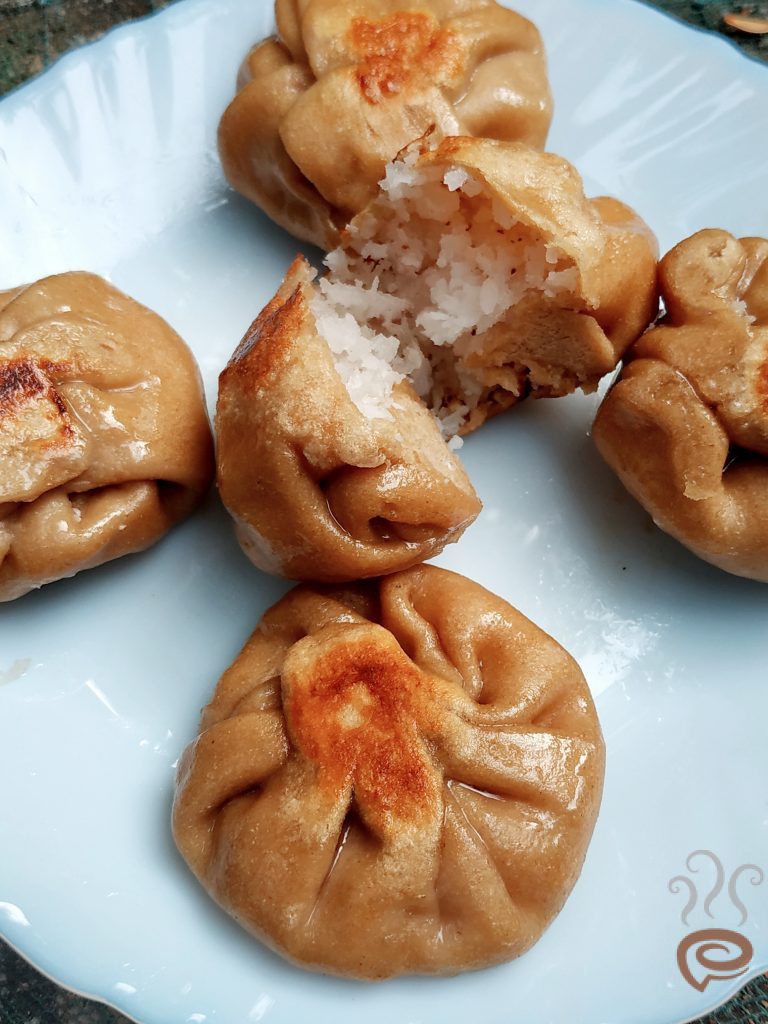 Sweet Coconut Momos | Steamed and Fried Momos