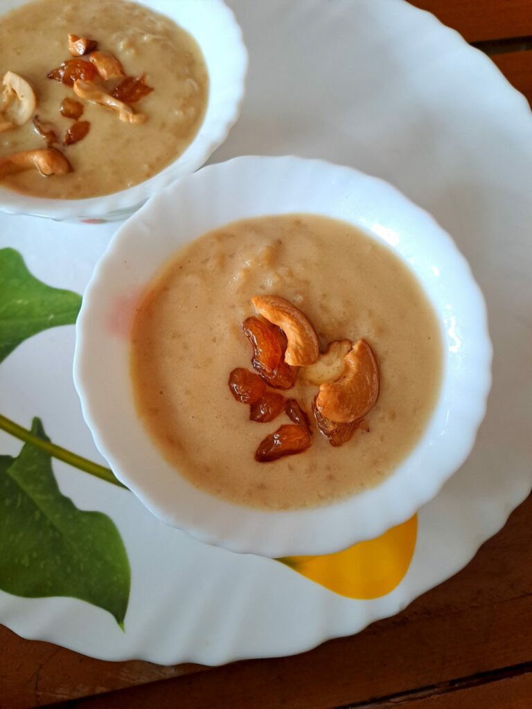 Kerala Ari Payasam | Rice Kheer