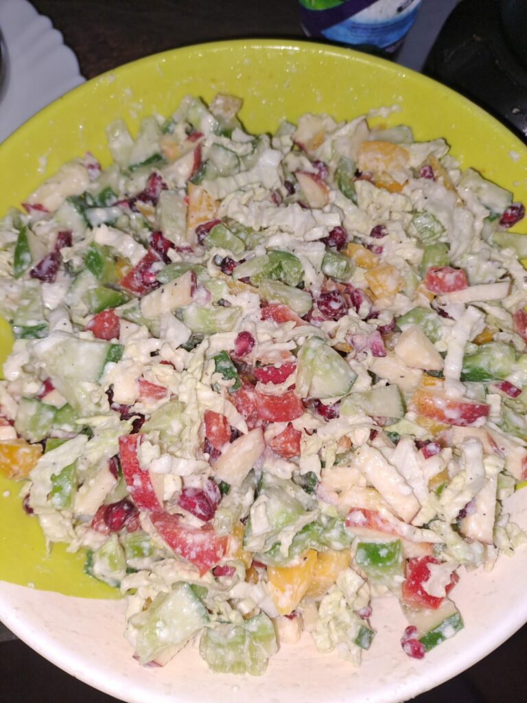 Paneer Vegetable Salad