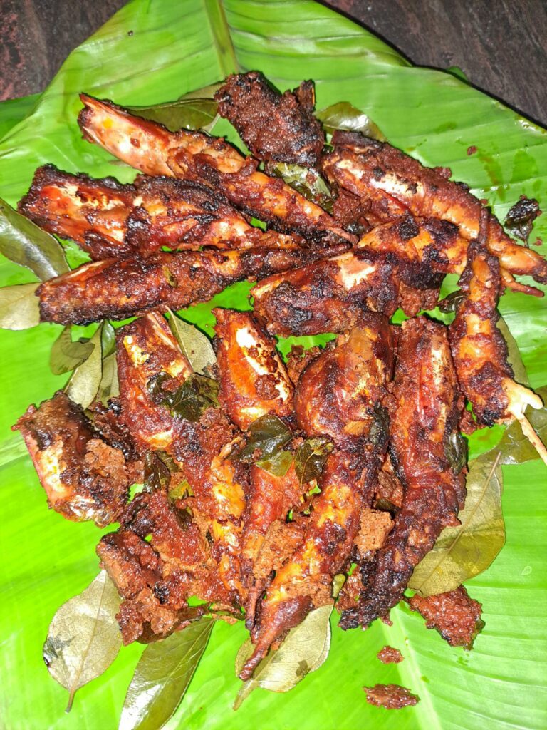 Prawns Tawa Fry | Spicy Indian Prawns Tawa Fry