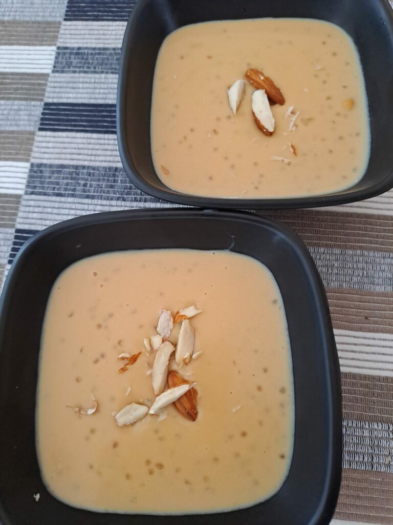 Caramel Sabudana Payasam | Caramel Sago Payasam | Onam Special Caramel Payasam