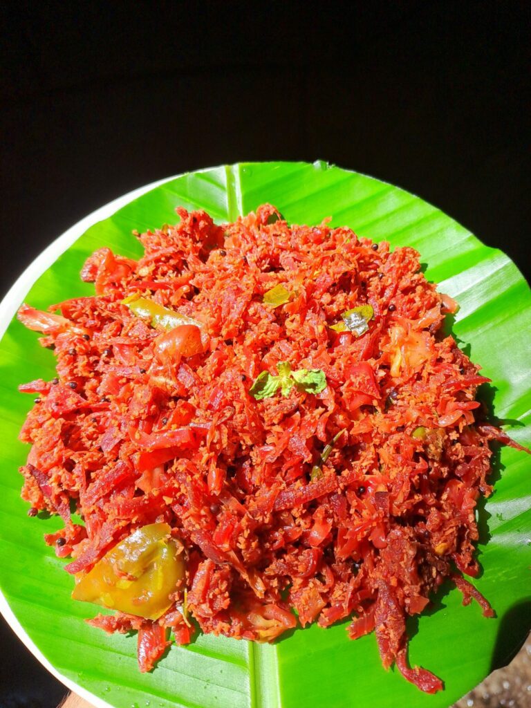 Cabbage Beetroot Thoran | Cabbage and Beetroot Stir Fry