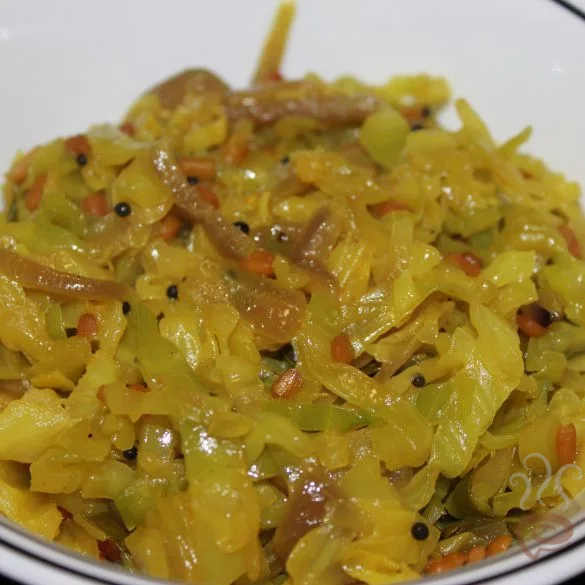 Cabbage Thoran Easy