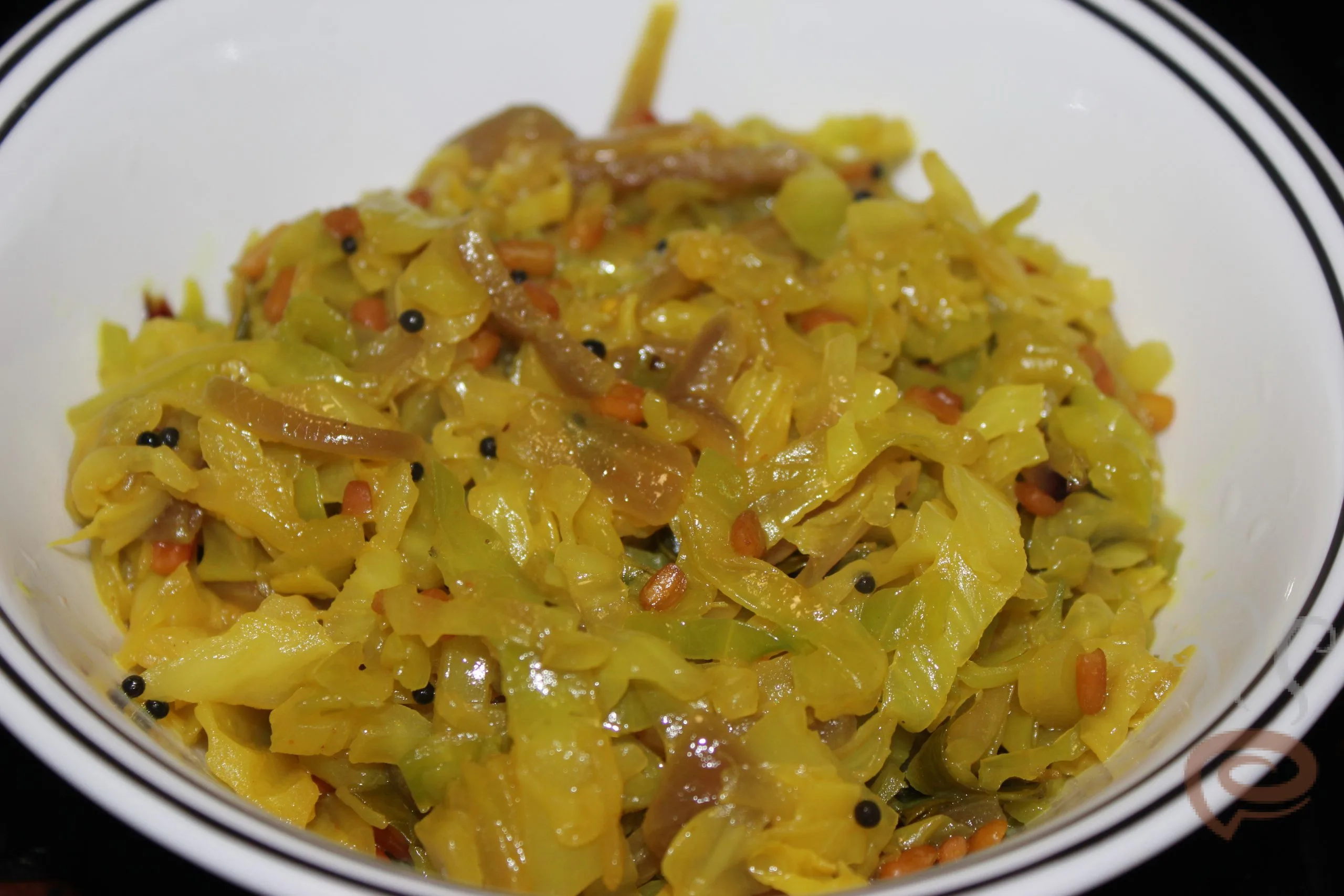 Cabbage Thoran Easy