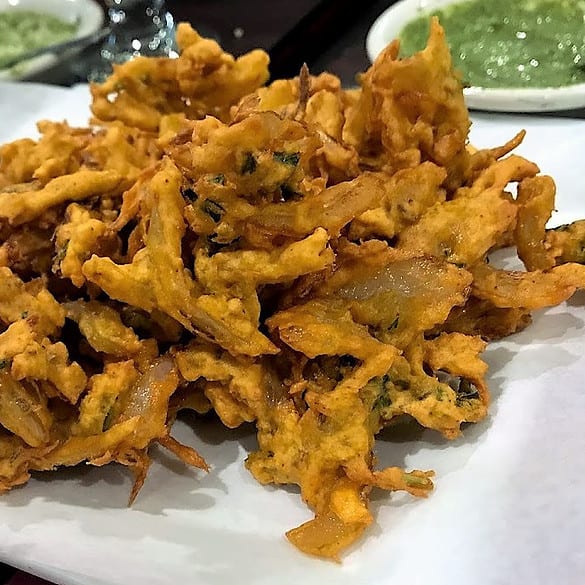 Onion Spinach Pakoda