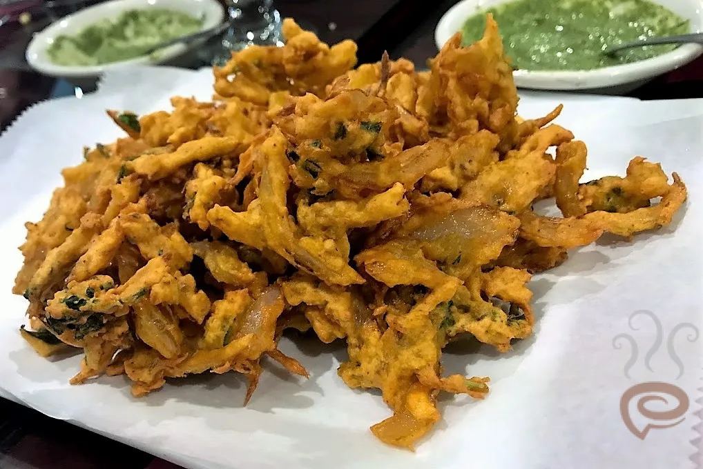 Onion Spinach Pakoda