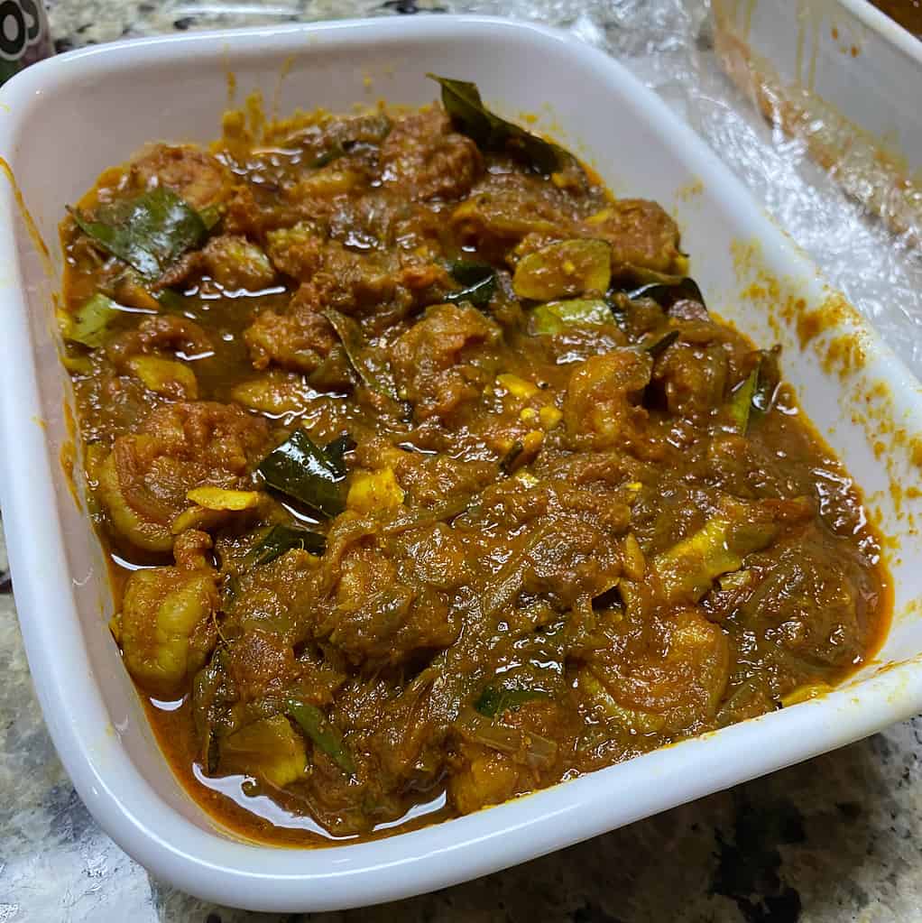 Kerala Easy Prawns Curry With Coconut Milk