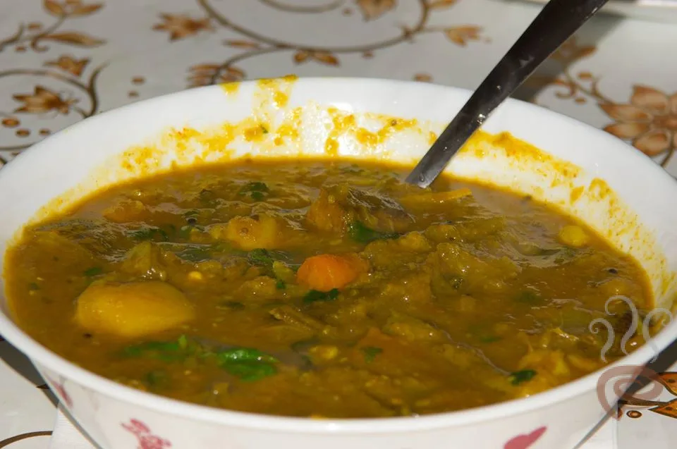 Palakkad Sambar with coconut