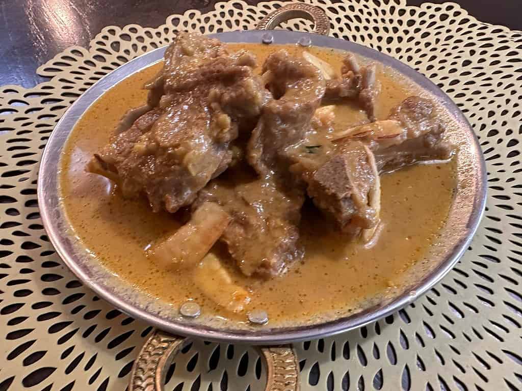 Attirachi Curry | Mutton Curry With Coconut Milk
