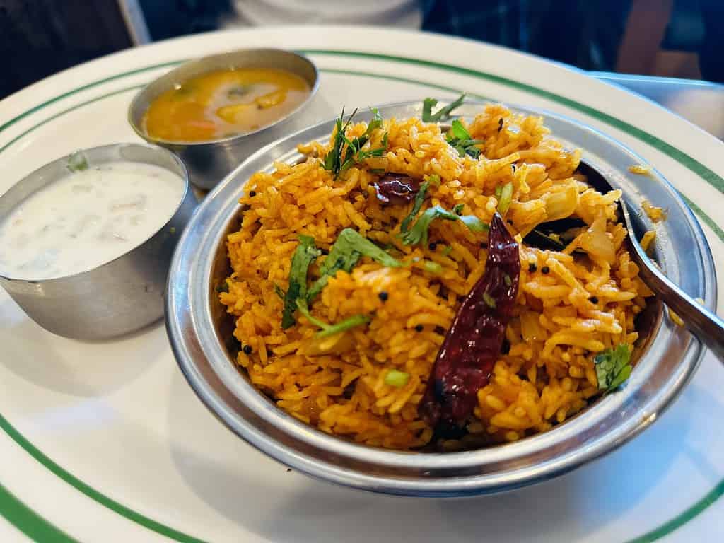 Tomato Rice | Tomato Rice In Pressure Cooker | Thakkali Sadam