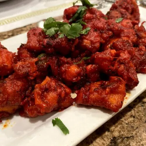 Eggless Chilly Chicken