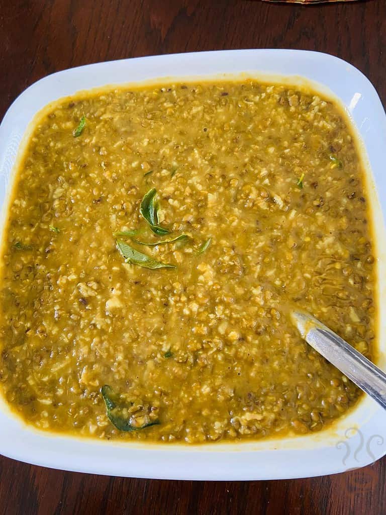 Kerala Cherupayar Curry | Green Gram Curry