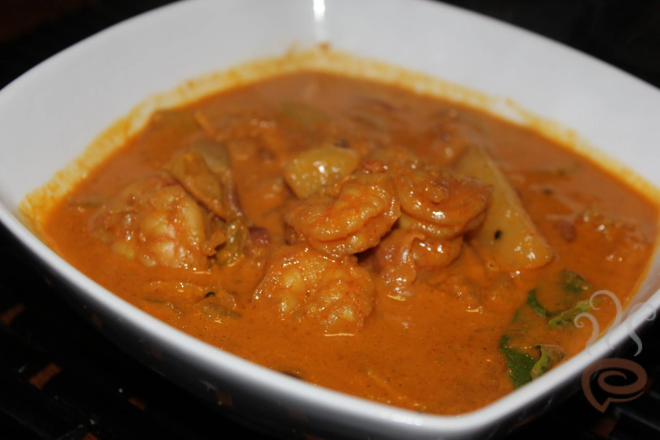 Chemmeen Manga Curry | Chemmeen Mango Curry | Prawns Mango Curry