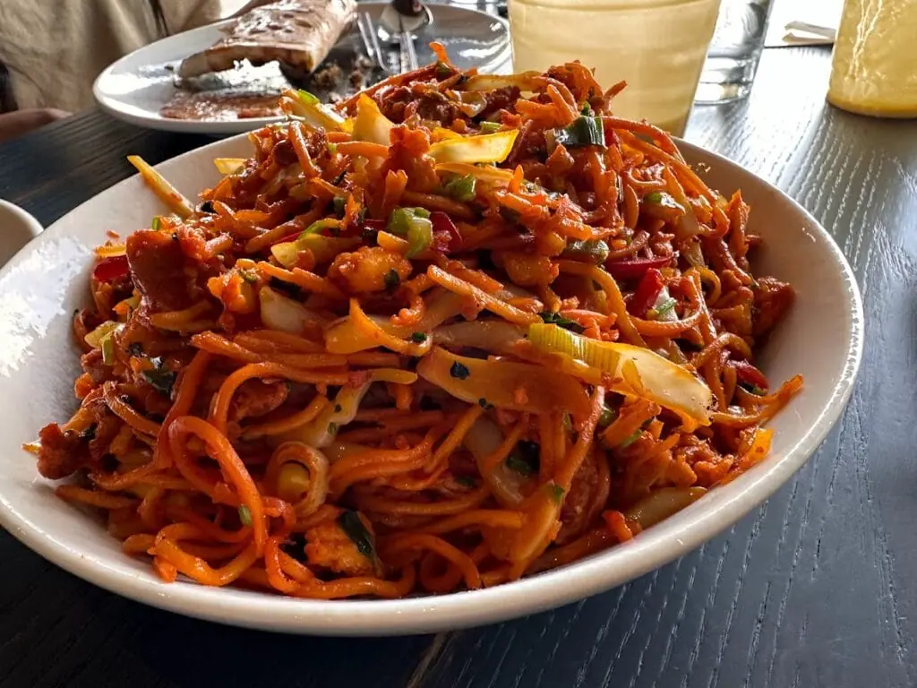 Indian-Style Spicy Noodles