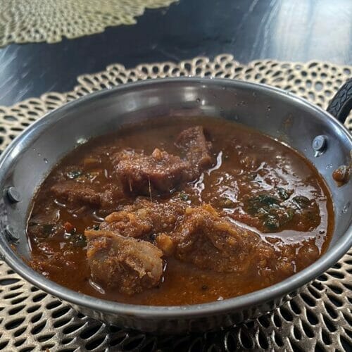 Mutton Curry with Thick Gravy