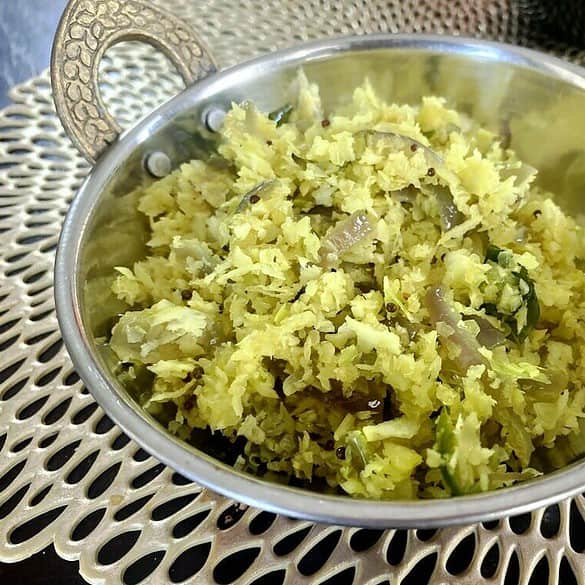 Cabbage Thoran with Coconut