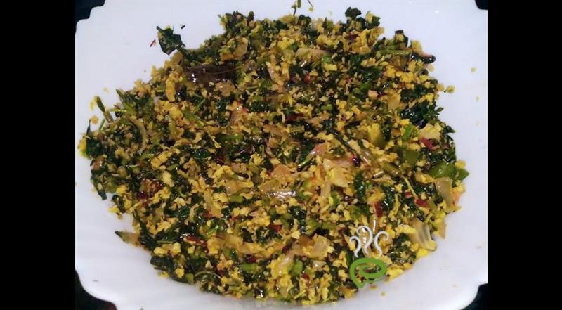 spinach and mushroom thoran