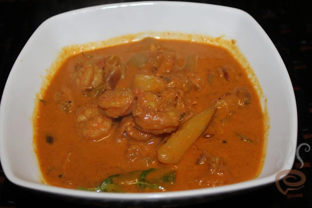 Prawn Mango Curry | Chemmeen Manga Curry