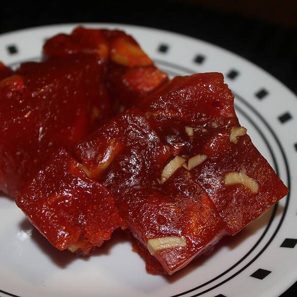 Wheat Halwa | Kerala Red Halwa