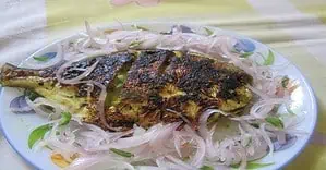 Green Masala Pomfret