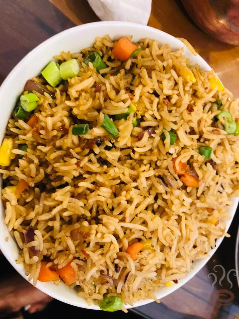 Vegetable Fried Rice At Home