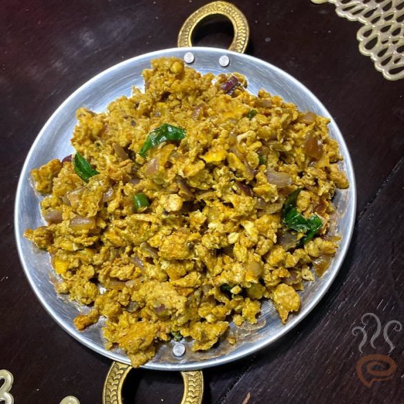 Kerala Egg Bhurji - Burji