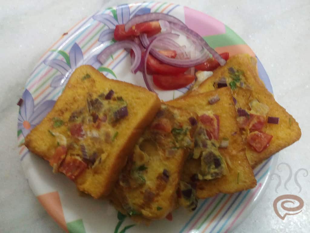 Bread Egg Omelette