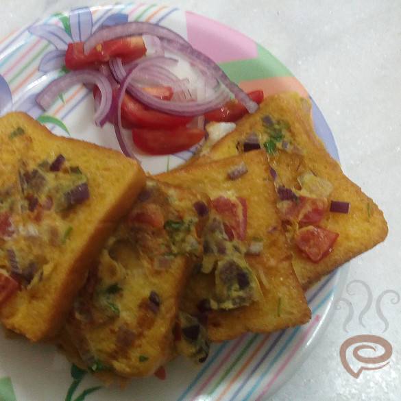 Bread Egg Omelette