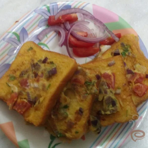 Bread Egg Omelette