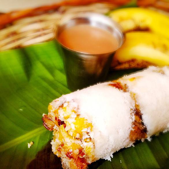 Banana Puttu Pazham Puttu