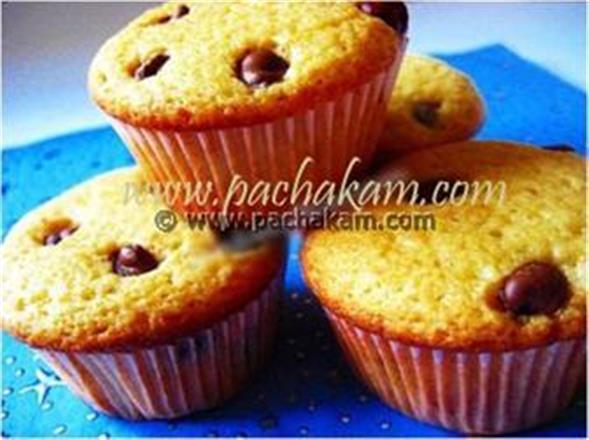 American  Cherry Topped Muffins