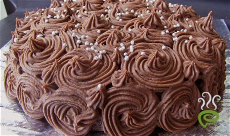 American  Chocolate Cake With Chocolate Icing