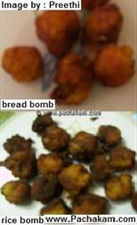 Bread -Rice-Cheese Bombs