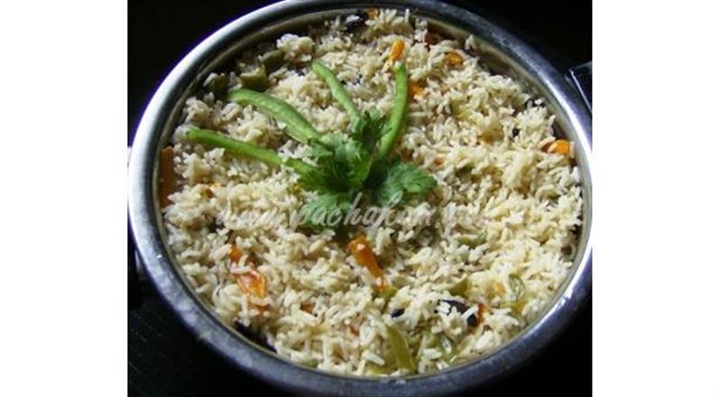Capsicum Rice - Pure Vegetarian