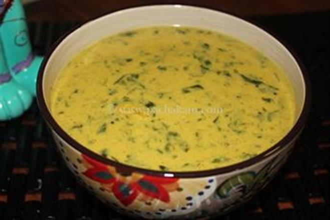 Cheera Parippu Curry Or Dal Paalak
