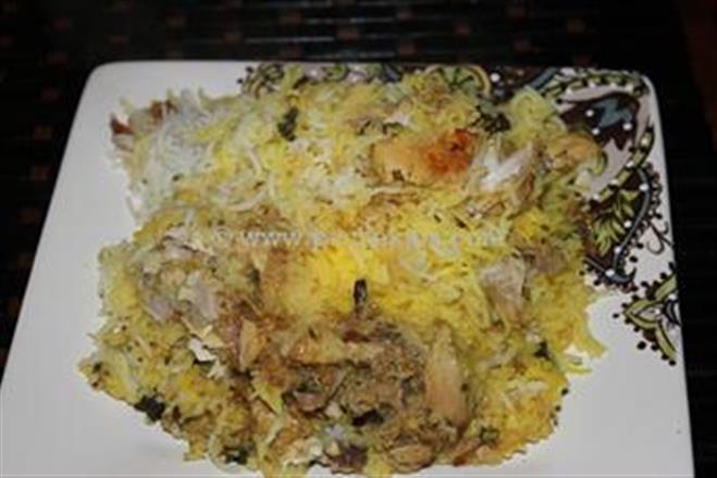 Kerala Simple & Tempting Chicken Biriyani(Kozhi Biryani)
