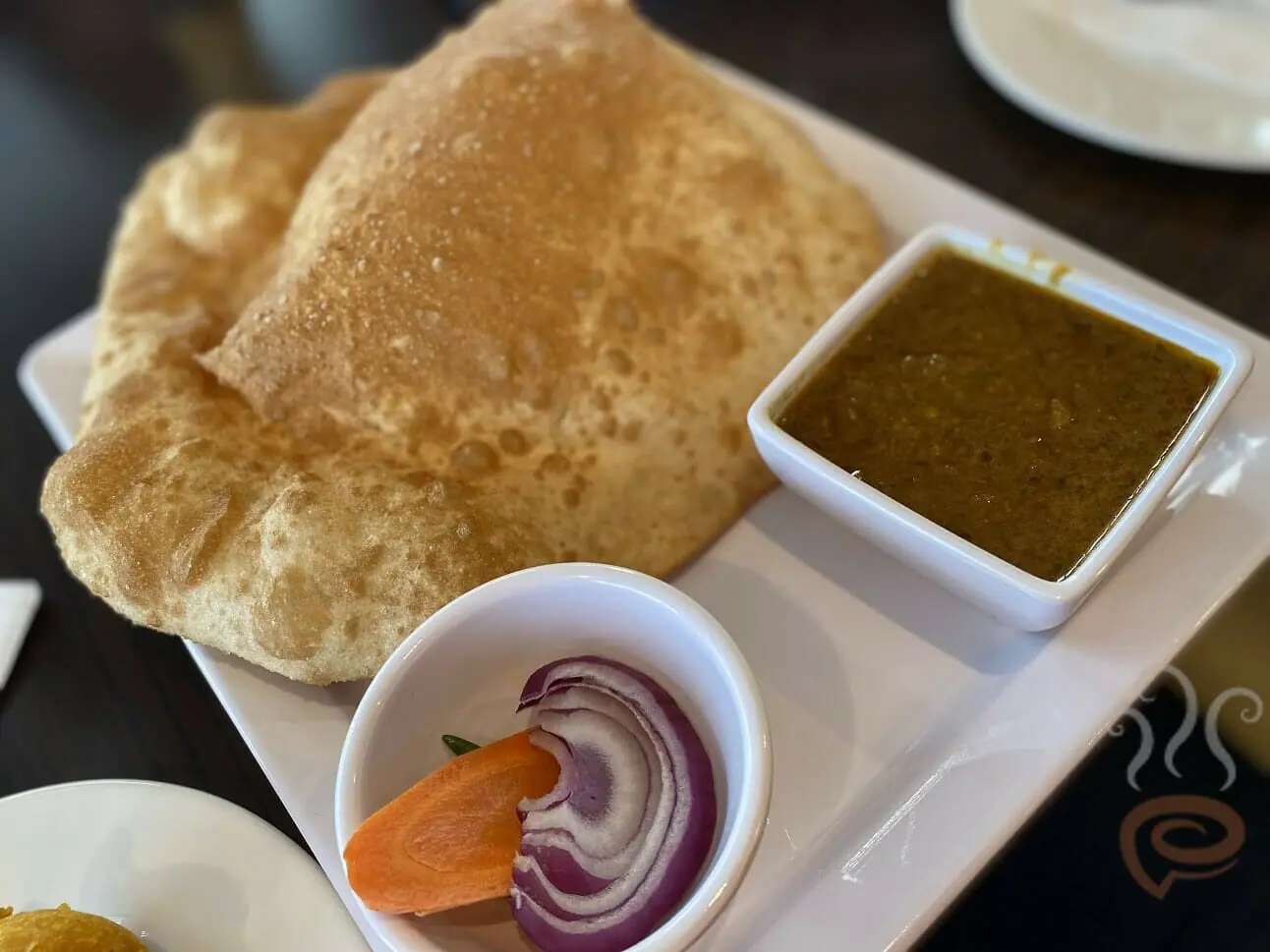 Kerala Poori (Easy to make) With Tomato Curry