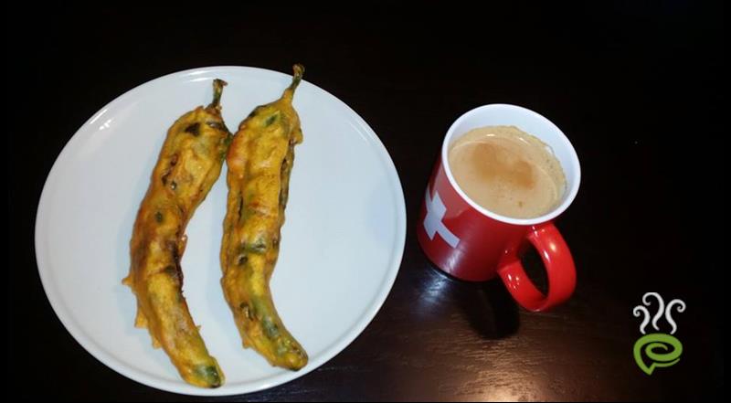 Kerala Stuffed Green Chillies - Mulagu Bajji