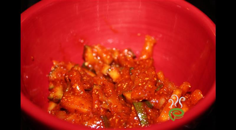 Spicy And Simple Mango Pickle