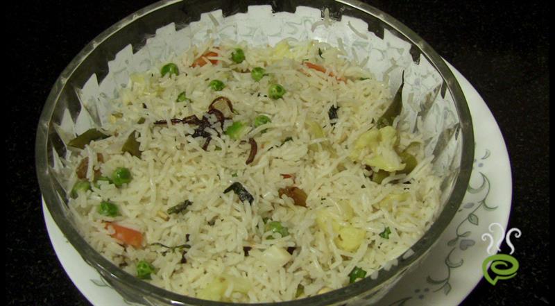 North Indian Vegetable Pulao | Vegetable Pulao
