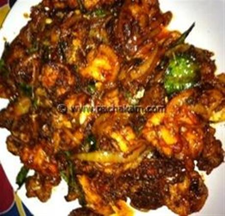 Prawns With Tomato N Onions