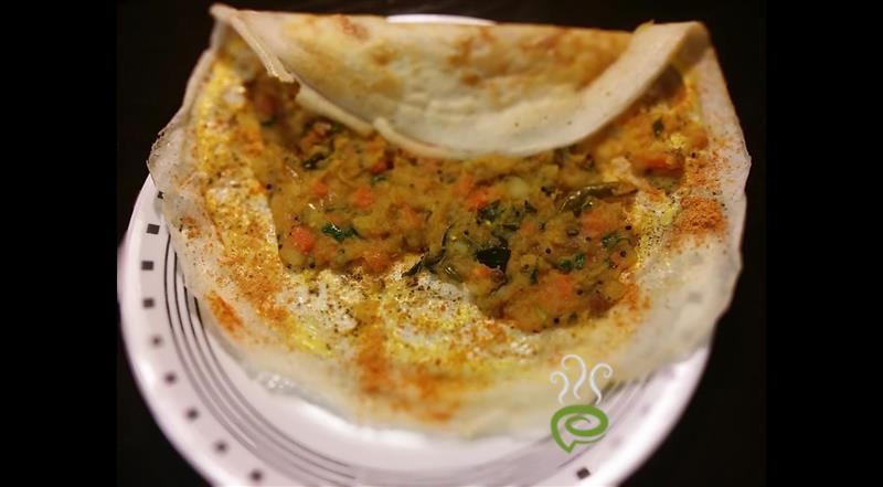 Simple Vegetable Dosa