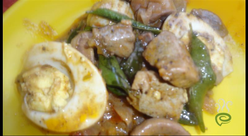 Liver Egg Pepper Curry