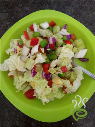 Lettuce Baby Corn Salad