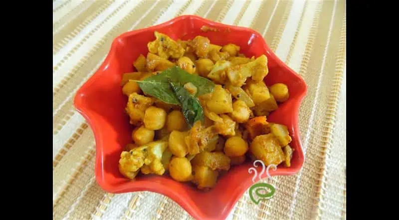 Aloo Channa Gobi Masala