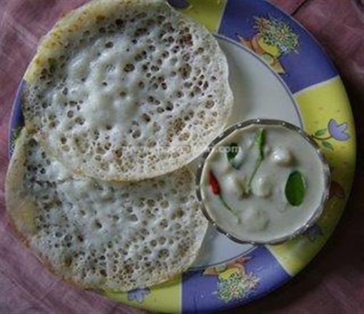 Appam With Potato Stew